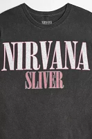 Nirvana Sliver Washed Cotton Graphic Tee