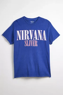 Nirvana Sliver Washed Cotton Graphic Tee