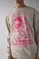 Manastash Be Prepared Graphic Crew Neck Sweatshirt