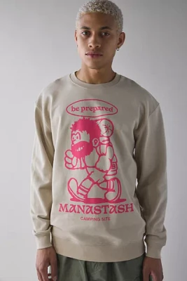 Manastash Be Prepared Graphic Crew Neck Sweatshirt