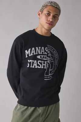 Manastash Collegiate Graphic Crew Neck Sweatshirt