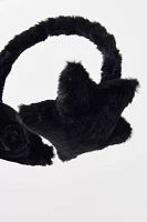 Star Faux Fur Earmuffs