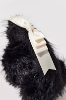 Faux Fur Bow Earmuffs