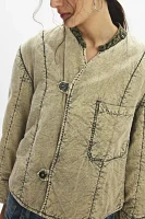 Urban Renewal Remade Acid Wash Liner Jacket