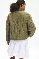 Urban Renewal Remade Paint Splatter Liner Jacket