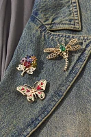 Butterfly Metal Brooch