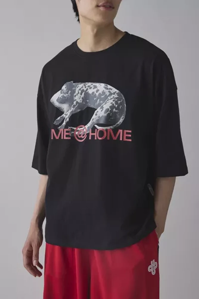 Tee Library Me @ Home Graphic Oversized