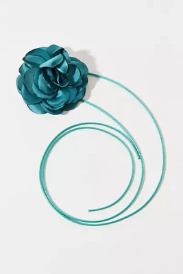 Rose Ribbon Hair Clip