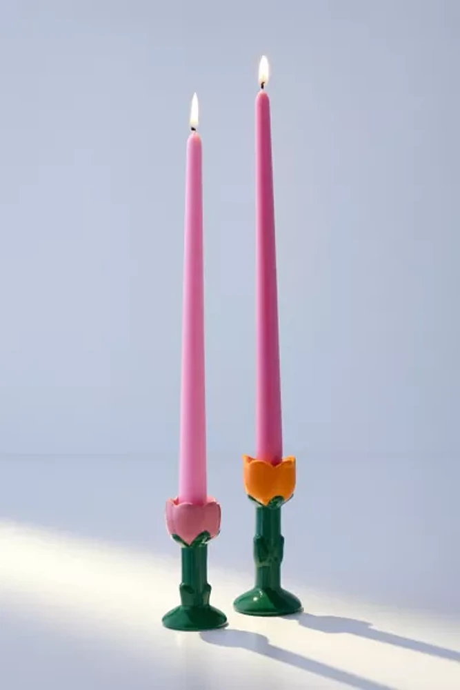 ban.do Tulip Taper Candle Holder - Set Of 2