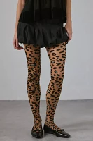 Animal Print Tights