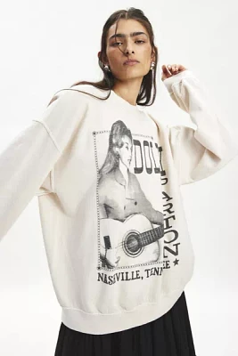 Dolly Parton Nashville Graphic Crew Neck Pullover