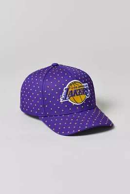 Mitchell & Ness NBA Los Angeles Lakers Polka Dot Pro Snapback Hat