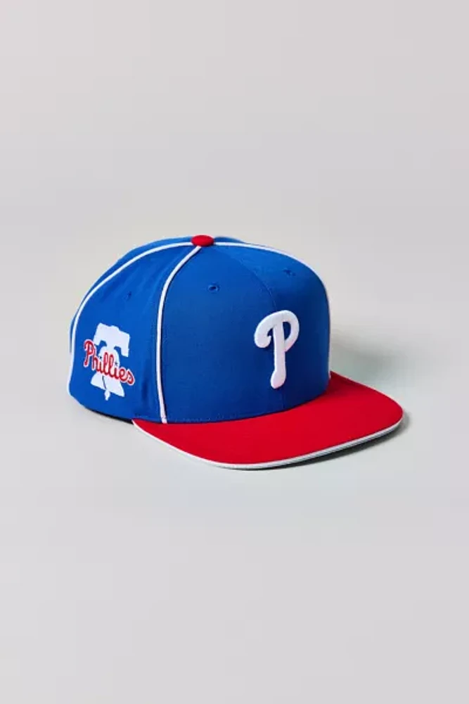 Mitchell & Ness MLB Philadelphia Phillies Pipe Snapback Hat