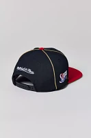 Mitchell & Ness NBA Philadelphia 76ers Pipe Snapback Hat