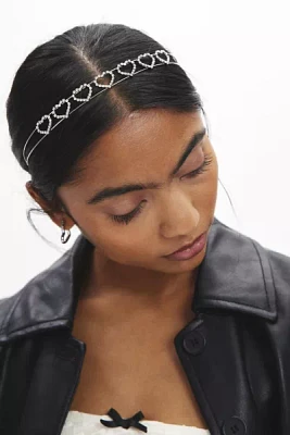 Rhinestone Heart Headband