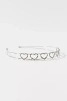 Rhinestone Heart Headband