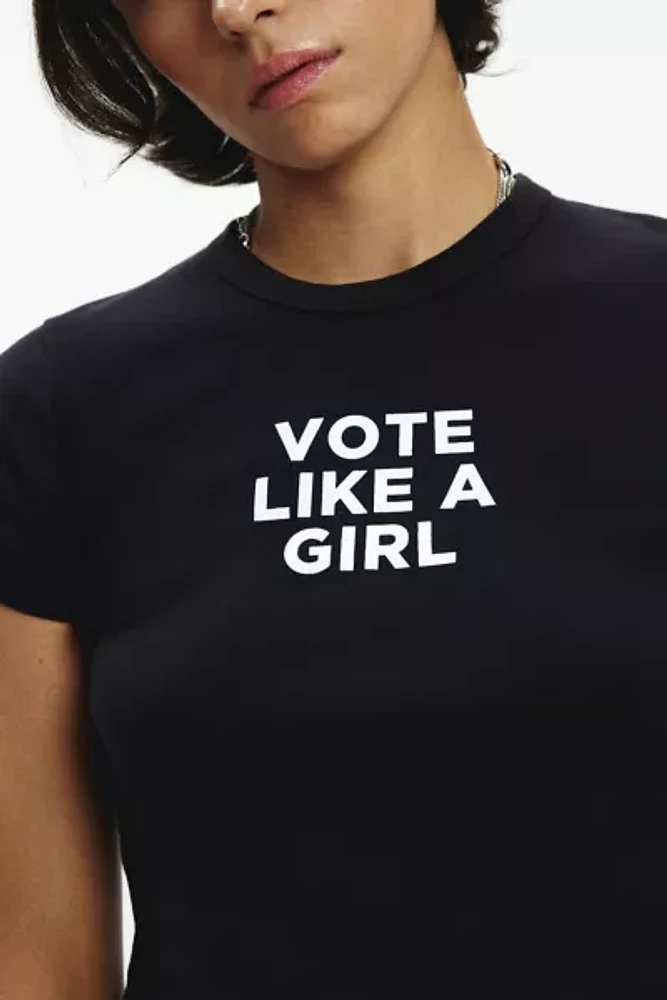 Future State Vote Like A Girl Graphic Baby Tee