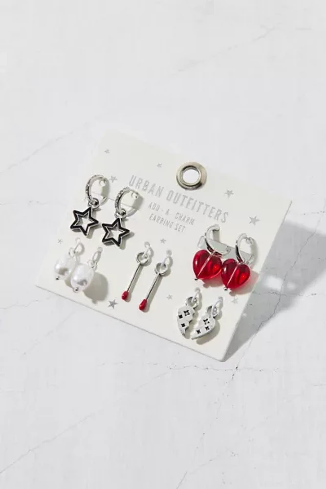 Add-A-Charm Hoop Earring Set