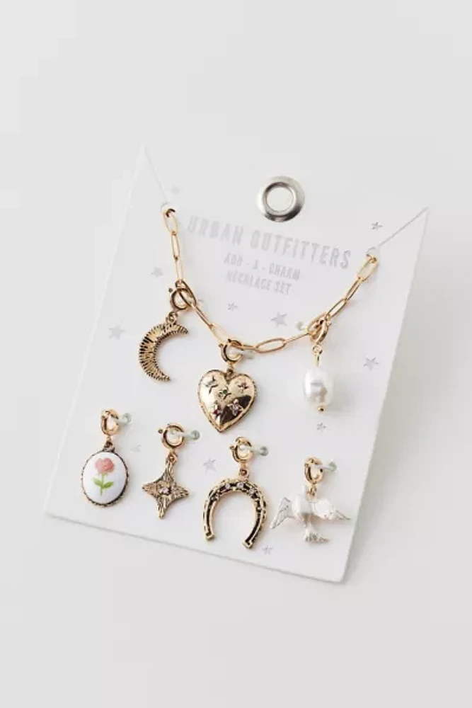Add-A-Charm Necklace Set