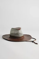 Frye Leather & Mesh Cowboy Hat