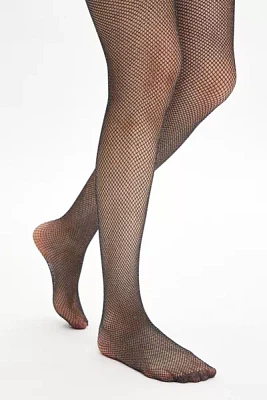 Glitter Fishnet Tights