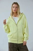 BDG Dusty Oversized Zip Up Hoodie Sweatshirt