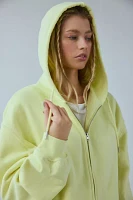 BDG Dusty Oversized Zip Up Hoodie Sweatshirt