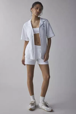 Puma Essential Pointelle Knit Button-Down Shirt