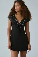 Motel Lovita Polka Dot Mini Dress