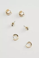 Hudson Post & Hoop Earring Set