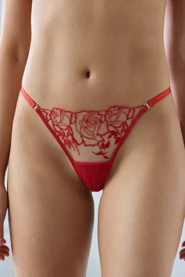 Bluebella Rosalie Embroidered Mesh Thong