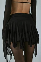 Fantastic Baby Belle Mesh Hanky Hem Micro Skirt