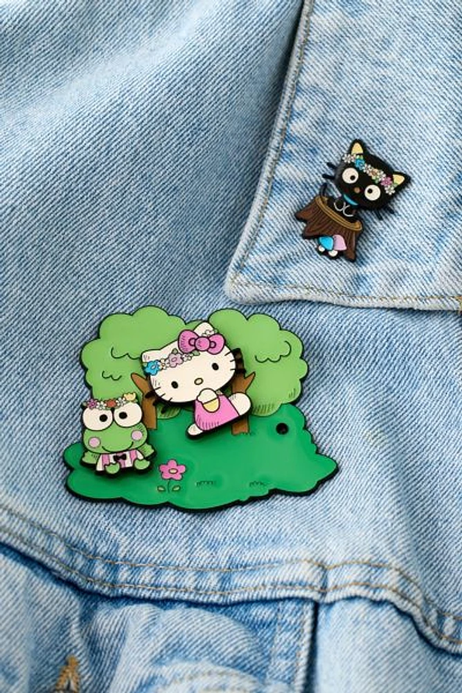 Hello Kitty Tree Enamel Pin Set