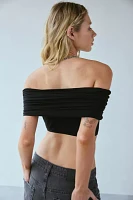 Fantastic Baby Juju Off-The-Shoulder Crop Top