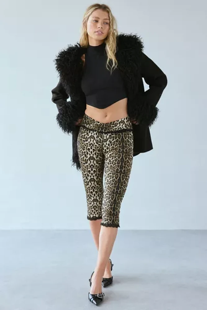 Fantastic Baby Valentina Leopard Print Capri