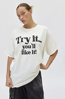 Try It You’ll Like Graphic T-Shirt Dress