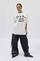 Try It You’ll Like Graphic T-Shirt Dress