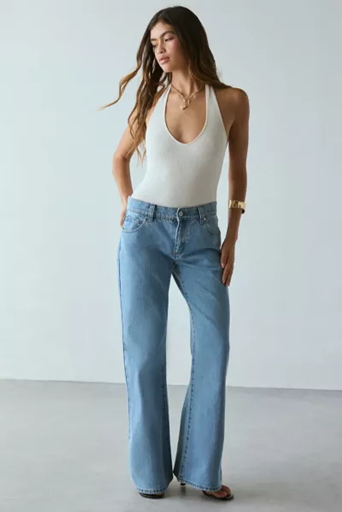 Abrand 99 Gigi Low-Rise Baggy Flare Jean