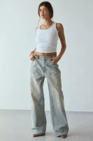 Abrand 95 Nicole Mid-Rise Super Baggy Jean