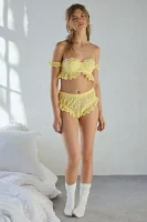 Out From Under Picnic Me Up Off-The Shoulder Eyelet Bra Top