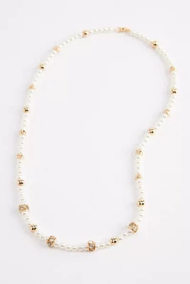 Chance Gem & Pearl Beaded Necklace