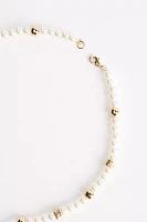 Chance Gem & Pearl Beaded Necklace