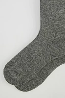 Soft Marled Knit Crew Sock