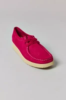 Clarks Women's Wallabee Day Pink Suede Shoe