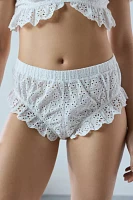 Out From Under Picnic Me Up Eyelet Ruffle Boyshort