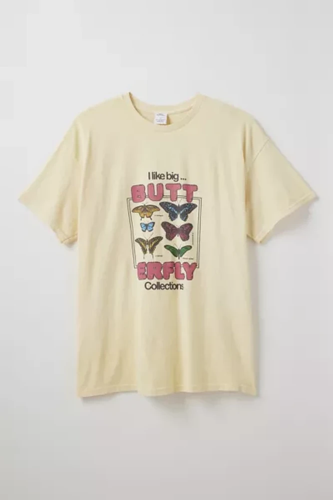 I Like Butterfly Collections Cotton Graphic Tee