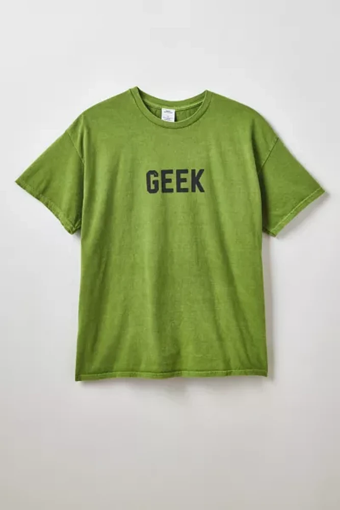 Geek Slogan Short Sleeve Cotton Graphic Tee