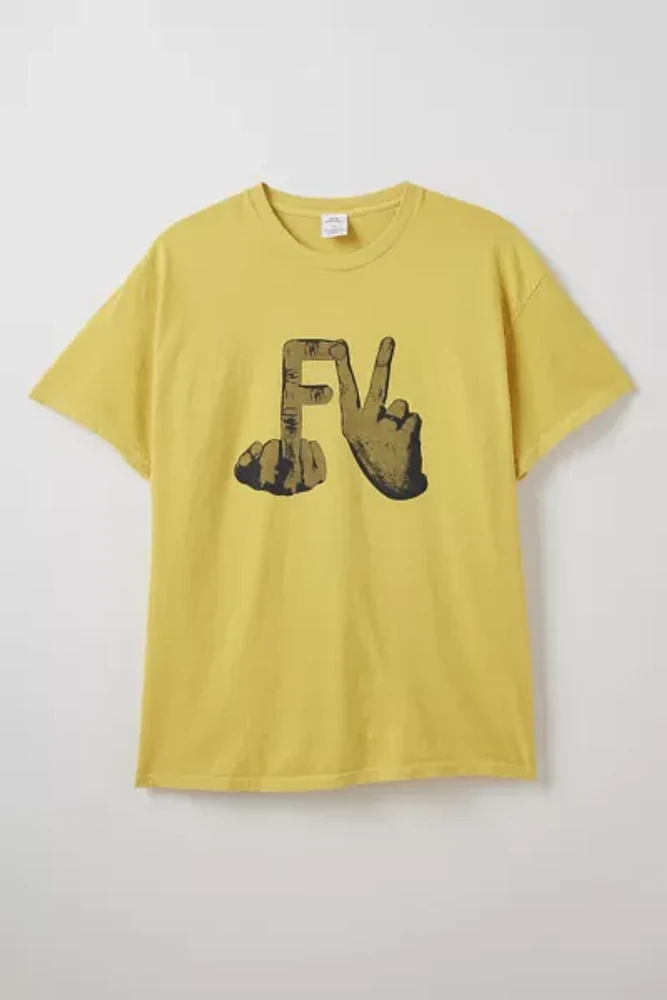 FU Hands Cotton Graphic Tee