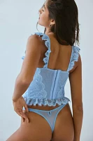 Mucci Positano Ruffle Lace Corset Top