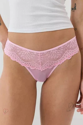 Mucci Elettra Scalloped Lace Thong